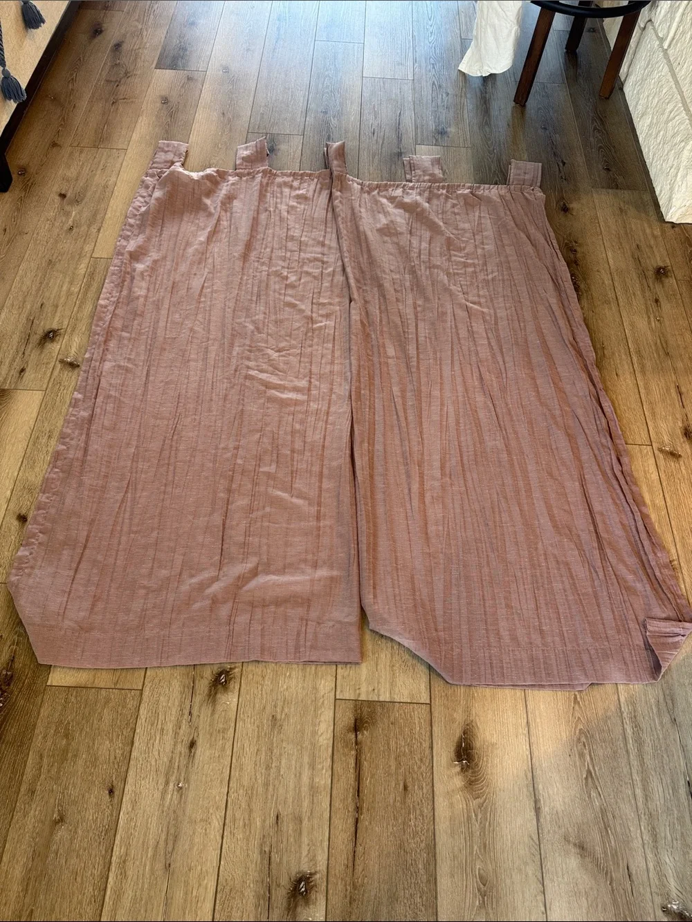 Dusty Rose curtain panels set of 2